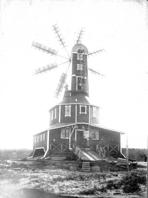 Tuulimylly Haminan Saviniemessa 1918 1